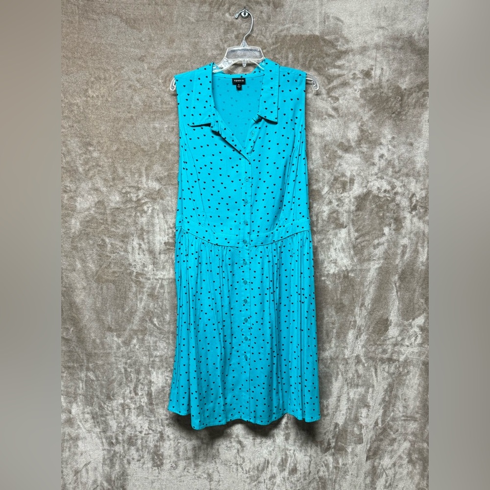 Torrid heart print dress